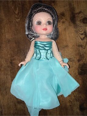 Marie Osmond Adora Good Morning Belle Doll Dancing With Stars Teal Gown 2008